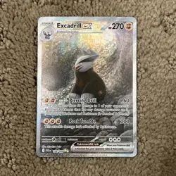 Pokemon TCG Excadrill ex SIR - 168/086 - SV: Black Bolt (BLK) - Image 1