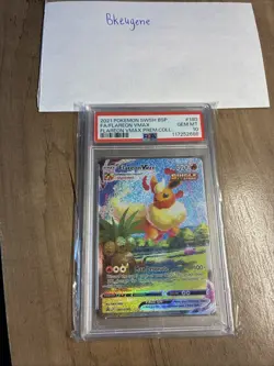 Pokemon Flareon VMAX Premium Coll. Full Alt Art Promo SWSH180 PSA 10 Gem Mint - Image 1