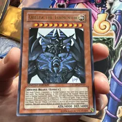 YUGIOH LIMITED EDITION JUMP-EN037 OBELISK THE TORMENTOR ULTRA RARE NM/VLP - Image 1