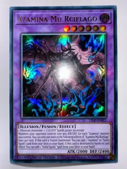 Yugioh Azamina Mu Rcielago 25LP-EN011 Ultra Rare Limited Edition - Image 1