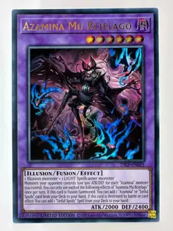 Yugioh Azamina Mu Rcielago 25LP-EN011 Ultra Rare Limited Edition - Image 2