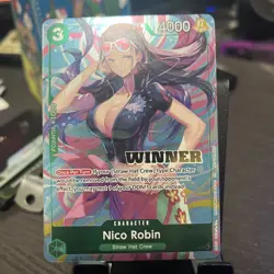 Nico Robin (Heroines Battle Winner) P-111 One Piece Promotion Cards Foil - Image 2