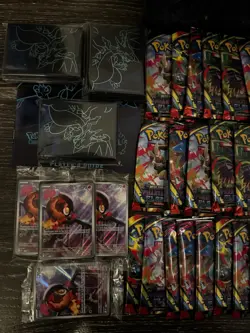Pokemon Phantasmal Flames Bulk Lot - 45 Open Packs, 360-400 Cards + 2 ETBs - Image 2
