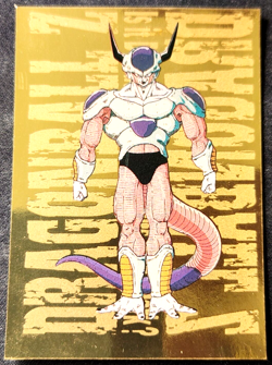 FRIEZA 1999 DRAGONBALL Z Gold Foil Card #G-9 EXC. VINTAGE - Image 1