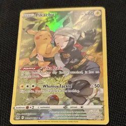 Pokemon Pikachu TG05/TG30 Lost Origin Trainer Gallery Ultra Rare Holo Card - Image 2