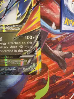 Mega M Salamence EX XY171 JUMBO Ultra Rare Holo Black Star Promo Card NM - Image 4