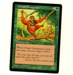 Uktabi Orangutan Visions Magic The Gathering Trading Card - Image 3