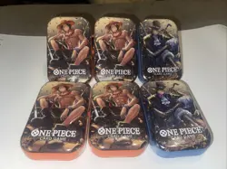 One Piece TCG Card Game - Mini Tin Vol.2 English OP 13 + Promo Pack (Qty 6) - Image 1