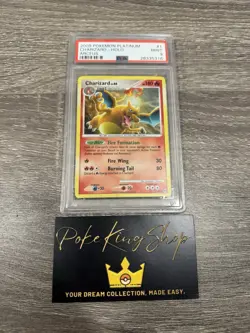 Pokemon 2009 PSA 9 MINT Charizard Platinum Arceus Holo Card Vintage Card *RARE* - Image 1