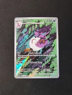 Pokemon TCG Arbok 176/162 Temporal Forces Illustration Rare Card NM Condition - Image 1