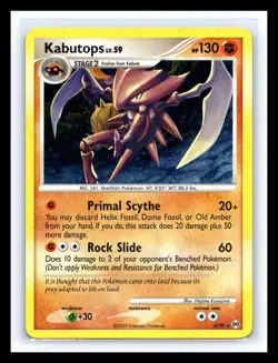 💥 Kabutops 4/99 Holo Rare Card Platinum Arceus Pokemon TCG 2009 - Image 1