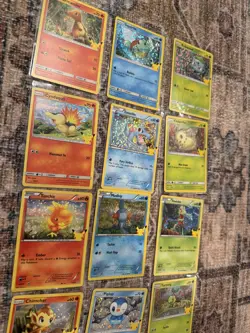 McDonalds Pokemon 25th Anniversary HOLO Mint !! NEAR FULL SET(missing one card) - Image 2
