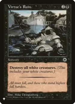 MTG Virtue's Ruin ** The List ** English - Image 1
