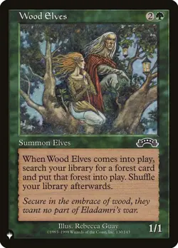 MTG Wood Elves ** The List ** English - Image 1