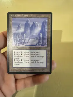 MTG Karplusan Forest Ice Age NM See Pics - Image 1