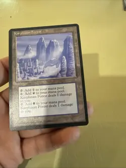 MTG Karplusan Forest Ice Age NM See Pics - Image 2