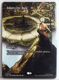 Empty City Ruse [New, Near Mint] Borderless Art {Avatar MTG} - Image 1