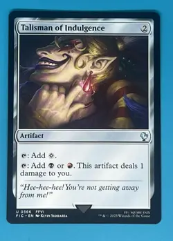 Talisman of Indulgence Commander: Final Fantasy Regular - Image 1