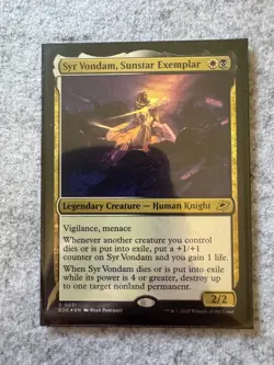 Syr Vondam, Sunstar Exemplar MtG Edge of Eternities (Foil) EOE0231 - Image 1