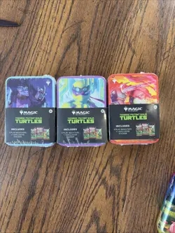 Magic The Gathering Teenage Mutant Ninja Turtles Tins Set Of 3 - Image 1