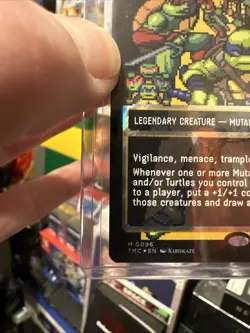 Heroes in a Half Shell - Surge Foil MTG - TMNT 0096 N/M MINT. Beautiful! - Image 2