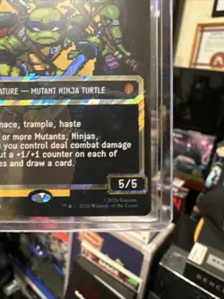Heroes in a Half Shell - Surge Foil MTG - TMNT 0096 N/M MINT. Beautiful! - Image 3