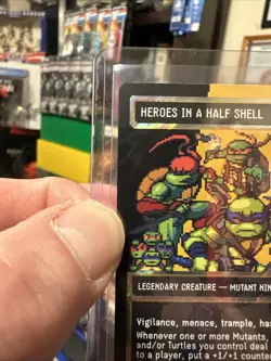 Heroes in a Half Shell - Surge Foil MTG - TMNT 0096 N/M MINT. Beautiful! - Image 5