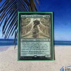 Magic: The Gathering Bumi, Eclectic Earthbender Legendary Creature Green TLE - Image 1
