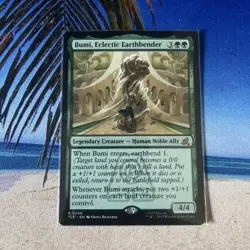 Magic: The Gathering Bumi, Eclectic Earthbender Legendary Creature Green TLE - Image 2