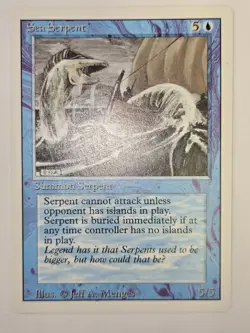 MTG Sea Serpent Revised 78 Regular Common LP - Image 2