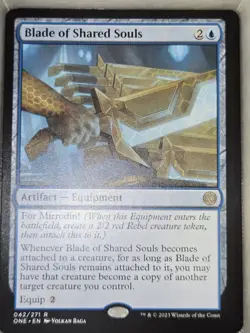 MTG Blade of Shared Souls Phyrexia: All Will Be One 042/271 Regular Rare - Image 2