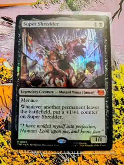 MTG Teenage Mutant Ninja Turtles Super Shredder M 0083 Foil - Image 1