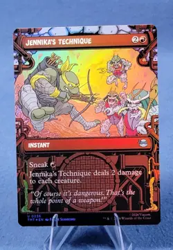 Jennika’s Technique - 236 - MTG: Teenage Mutant Ninja Turtles - Borderless -Foil - Image 1