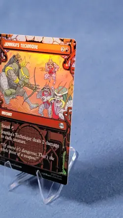 Jennika’s Technique - 236 - MTG: Teenage Mutant Ninja Turtles - Borderless -Foil - Image 5