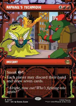 Raphael's Technique- Showcase - Teenage Mutant Ninja Turtles - MTG - Image 1