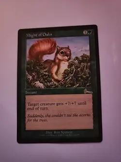 Mtg Might of Oaks Urza's Legacy Regular - Image 1