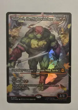MTG - Raphael, The Nightwatcher - Showcase - Foil - TMNT - Image 1
