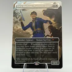 MTG Secret Lair x Fallout - Lucy MacLean, Positively Armed [FOIL] - SLD - NM - Image 1