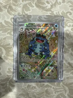 Seismitoad 105/086 🎉NM/M🎉 Illustration Rare Pokemon Card BLACK BOLT English - Image 1