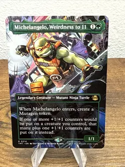 Michelangelo, Weirdness to 11 (Borderless) Teenage Mutant Ninja Turtles Regular - Image 1