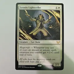 MTG Leonin Lightscribe Strixhaven: School of Mages 020/275 Regular Rare - Image 2