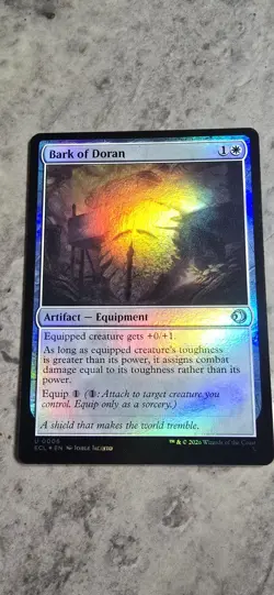 Bark of Doran Lorwyn Eclipsed Foil Artifact Equipment Uncommon MTG NM - Image 1