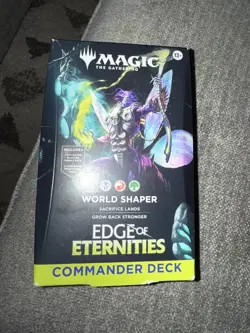 MTG Edge of Eternities WORLD SHAPER Commander Deck NEW SEALED - Image 1
