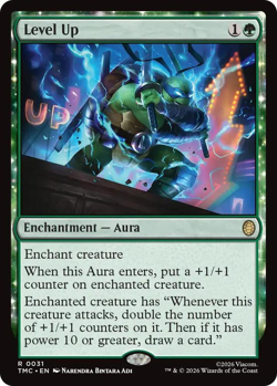 MTG magic 1x Level Up (M/NM) Commander TMNT - Image 1