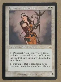 Lin Sivvi, Defiant Hero - Nemesis - Lightly Played close to NM | MTG - Image 1