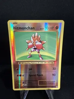 2016 Pokemon-Hitmonchan 62/108-XY Evolutions-Reverse Holo - Image 1