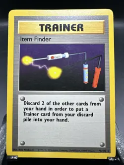Item Finder - 74/102 - Pokemon Base Set Unlimited Rare Card WOTC Hp - Image 1