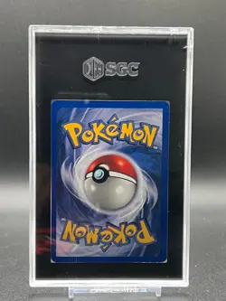 Pokemon TCG Base Set Machamp Holo Rare Card 8/102 1st Edition SGC 8 - Image 2