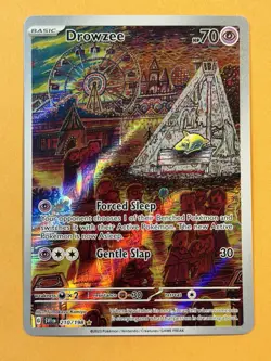2023 Pokemon Scarlet & Violet Drowzee Illustration Rare 210/198 - Image 1