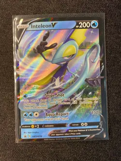 Pokemon TCG Sword & Shield Promo Cards Inteleon V SWSH016 NM - Image 1